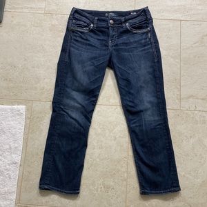 Silver suki mid Capri size 30/23